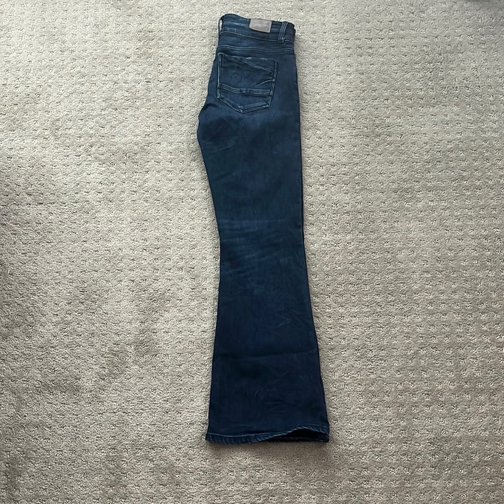 BKE Buckle black flare jean